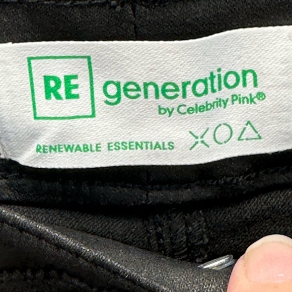 Celebrity Pink Re Generation Hi-Rise Ankle Skinny Hydro Jeans - Black - size 22 - Picture 4 of 12